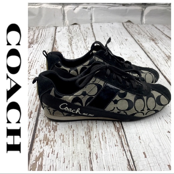 Coach Shoes - 💕SALE💕Michael Kors Hadley Black Gray Flats
